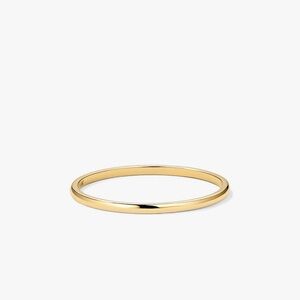 Mejuri 14K Gold Stacker Ring Size 5
